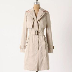 [[Anthropologie]] Cartonnier Trench Coat, Size 6